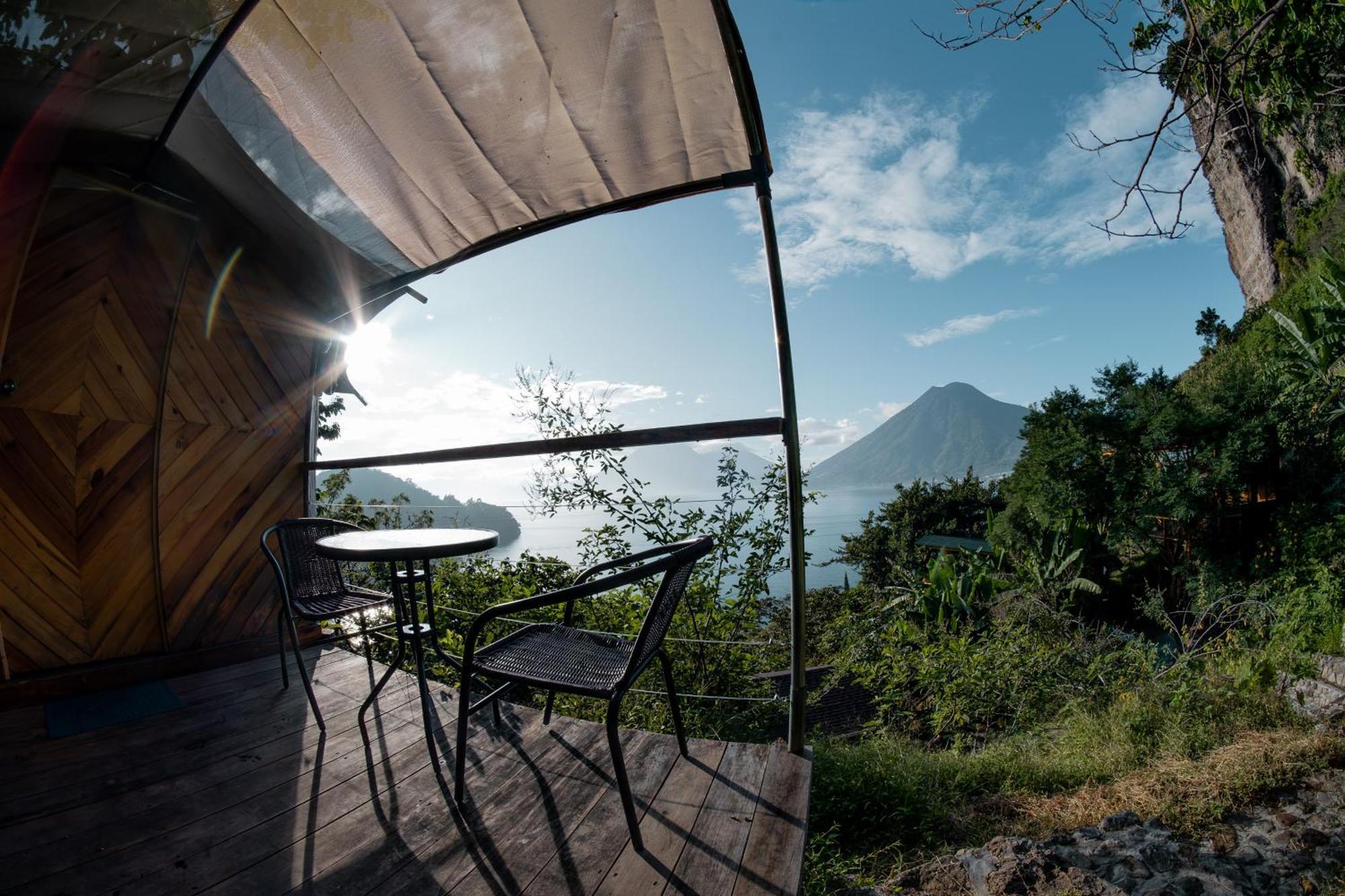 סן מרקוס לה לגונה Fuego Atitlan Eco-Hotel מראה חיצוני תמונה