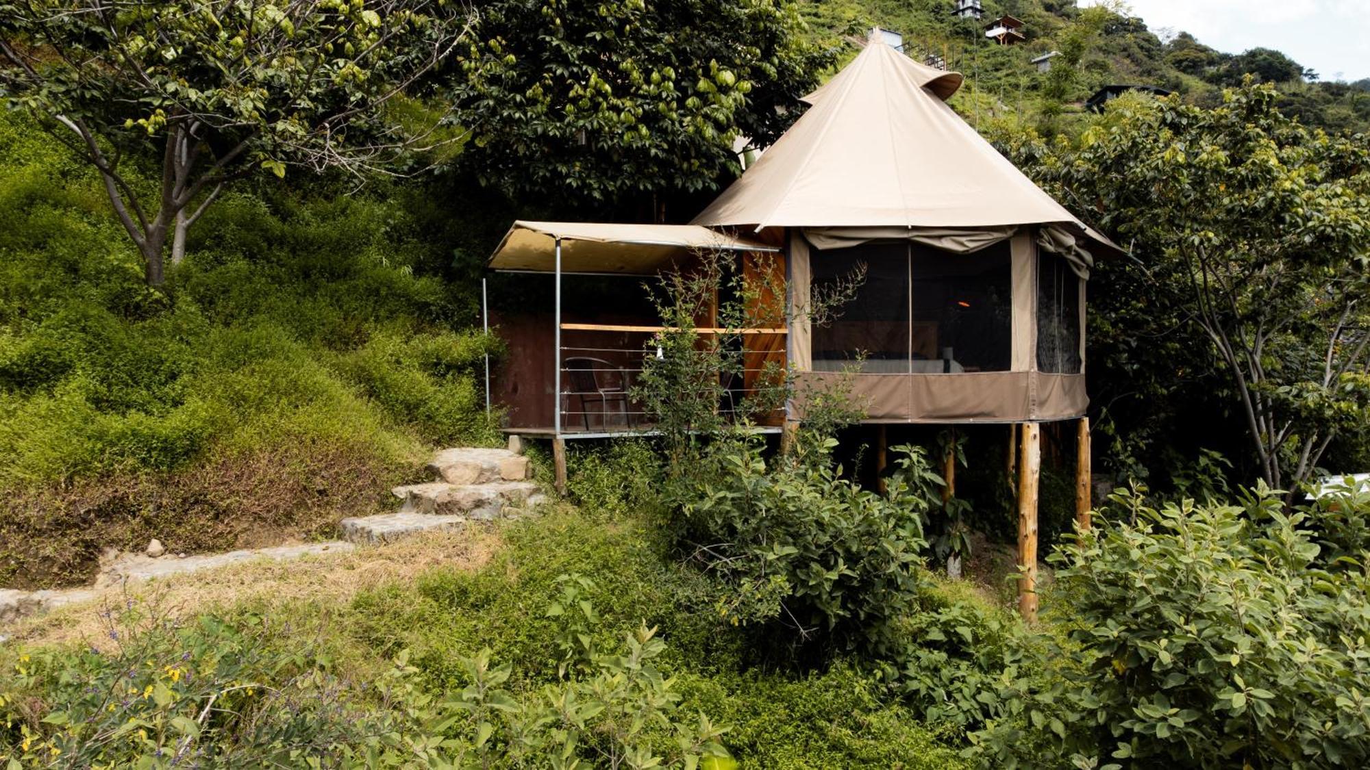 סן מרקוס לה לגונה Fuego Atitlan Eco-Hotel מראה חיצוני תמונה