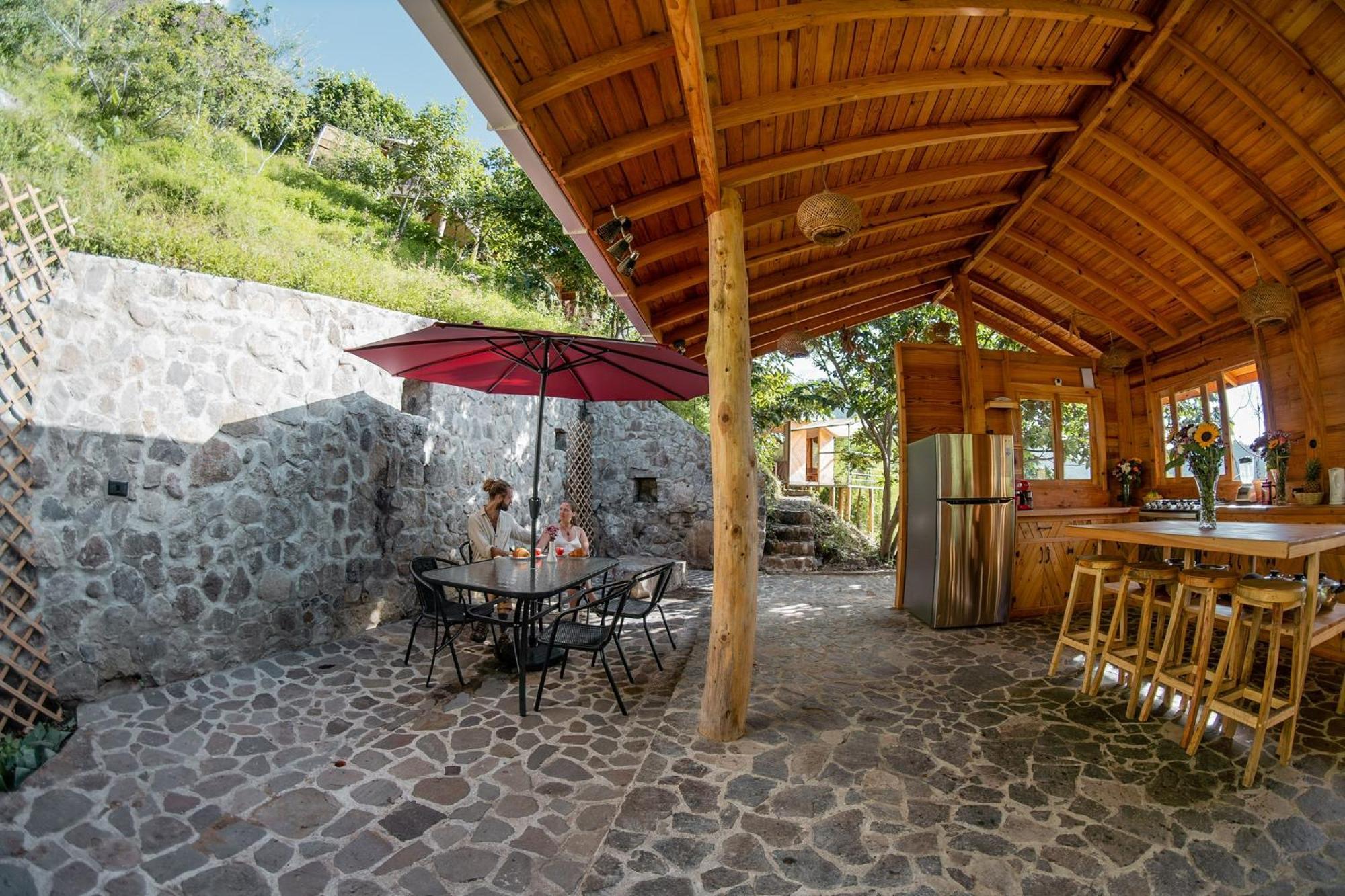 סן מרקוס לה לגונה Fuego Atitlan Eco-Hotel מראה חיצוני תמונה