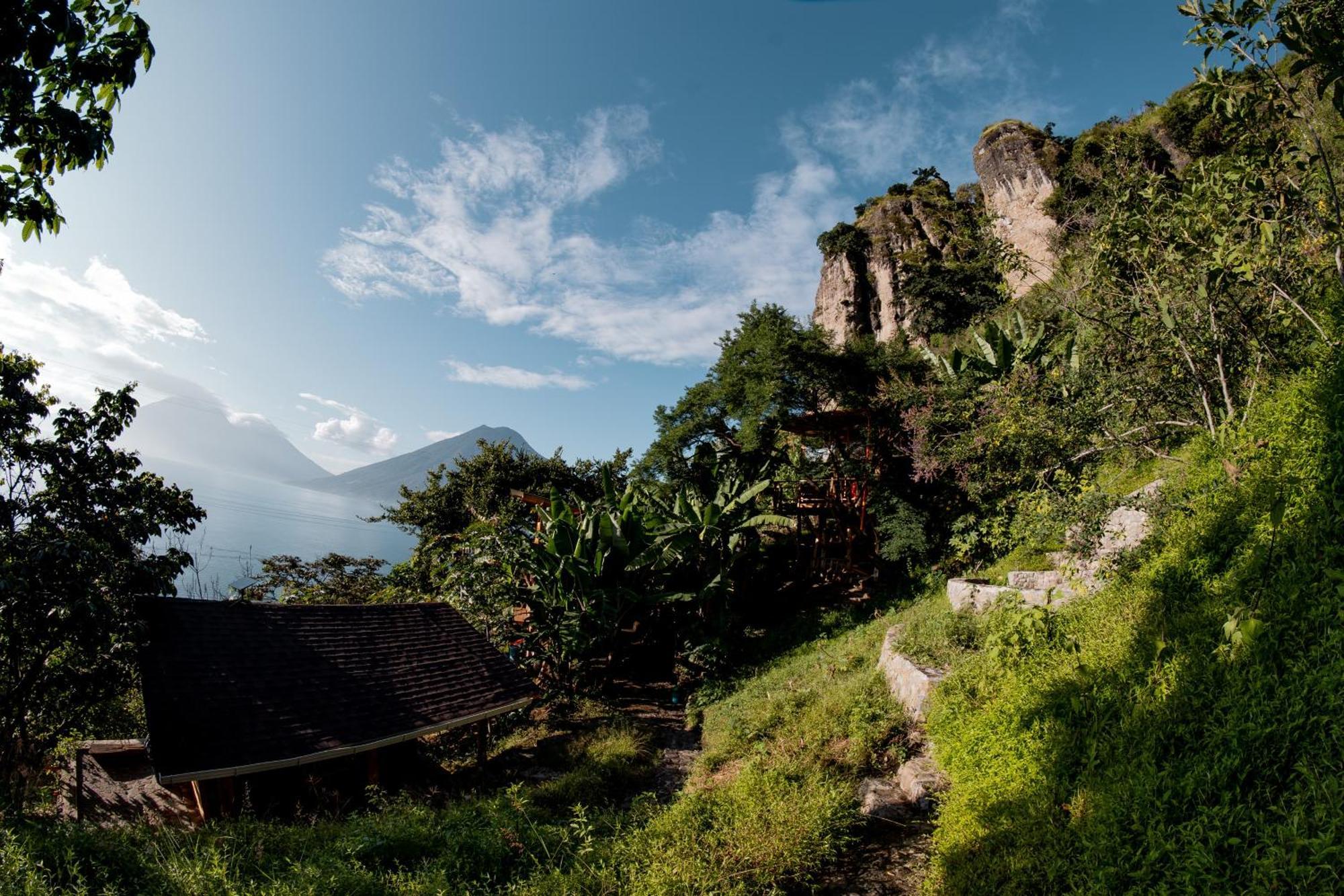סן מרקוס לה לגונה Fuego Atitlan Eco-Hotel מראה חיצוני תמונה