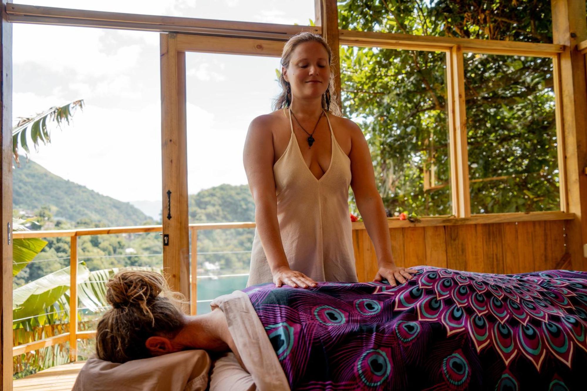 סן מרקוס לה לגונה Fuego Atitlan Eco-Hotel מראה חיצוני תמונה